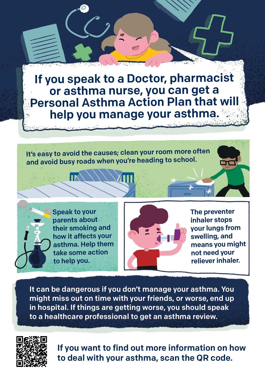 Young People asthma leaflet page 2