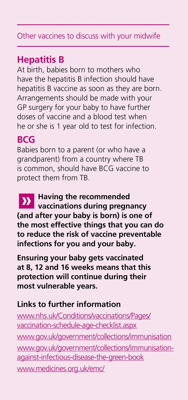 Pregnant Immunisations p14