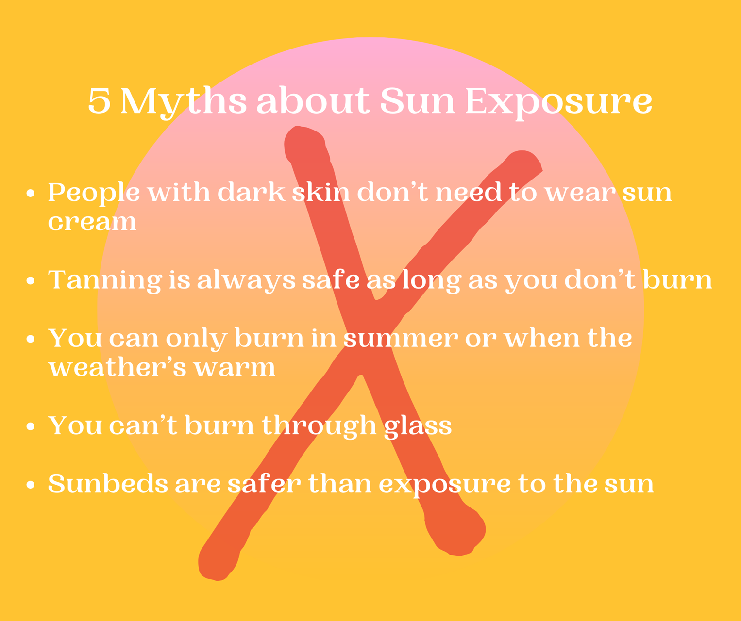 5 myths about sun exposure