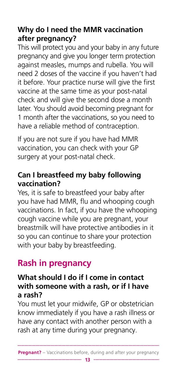 Pregnant Immunisations p12