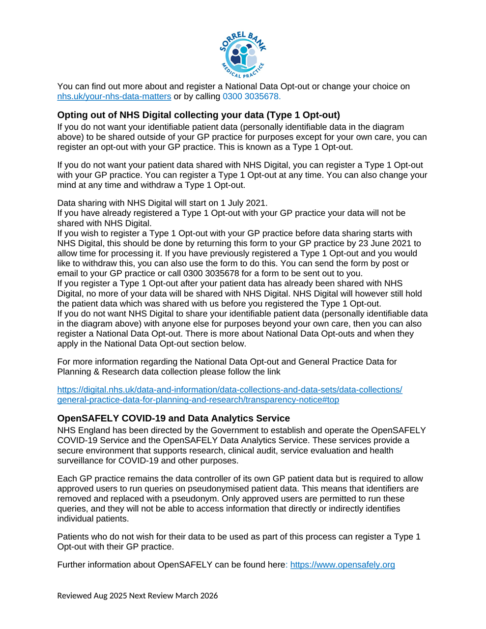 Patient Privacy Notice page 9